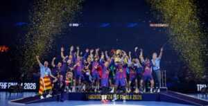 Handball EHF FINAL4 Köln 2026 - FC Barcelona Barca Sieger - Copyright: EHF/kolektiff