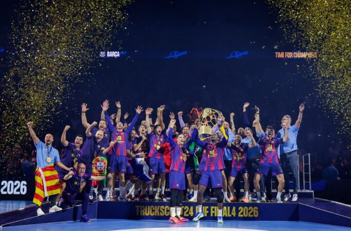 Handball EHF FINAL4 Köln 2026 - FC Barcelona Barca Sieger - Copyright: EHF/kolektiff