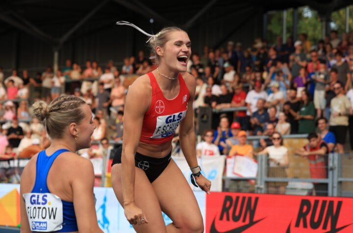 Finals 2026 Leichtathletik DM - Franziska Schuster 100 m Hürden Meisterin - Copyright: © DLV/Theo Kiefner