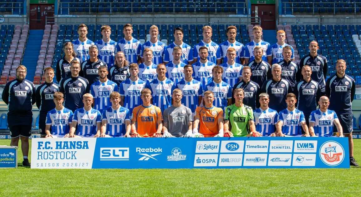 FC Hansa Rostock - Fußball dritte Liga Saison DFB-Pokal 2026-2027 - Copyright: F.C. Hansa Rostock FC Hansa Rostock - Fußball dritte Liga Saison DFB-Pokal 2026-2027 - Copyright: F.C. Hansa Rostock