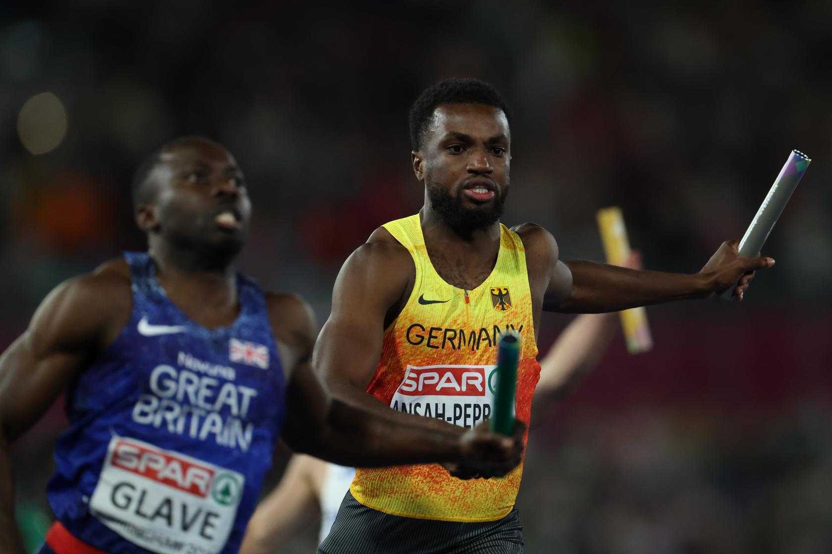 Leichtathletik EM 2026 Birmingham - 4 x 100 Meter Staffel Männer Finale - Copyright ©: @LOC / STEF7400.JPG