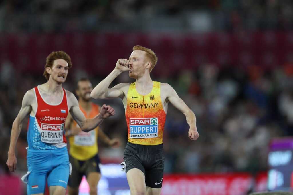 Leichtathletik EM 2026 Birmingham - Frederik Ruppert 3000 Meter Hindernis - Copyright ©: @LOC / STEF1117.JPG