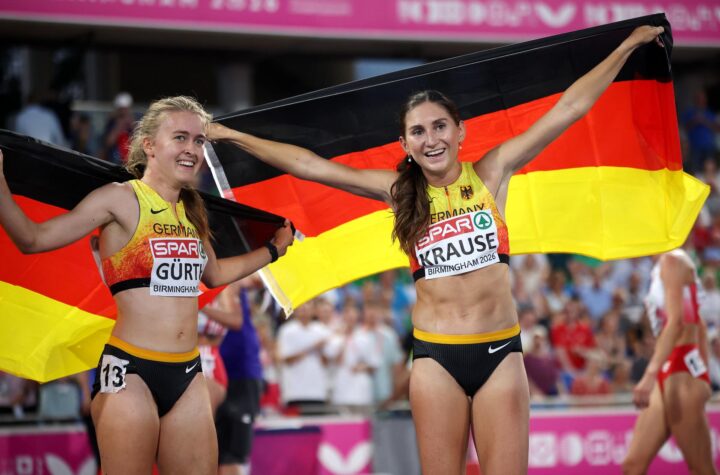 Leichtathletik EM 2026 Birmingham - Gesa Felicitas Krause und Olivia Gürth - 3.000 Meter Hindernis - Copyright: © European Athletics / Maja Hitij