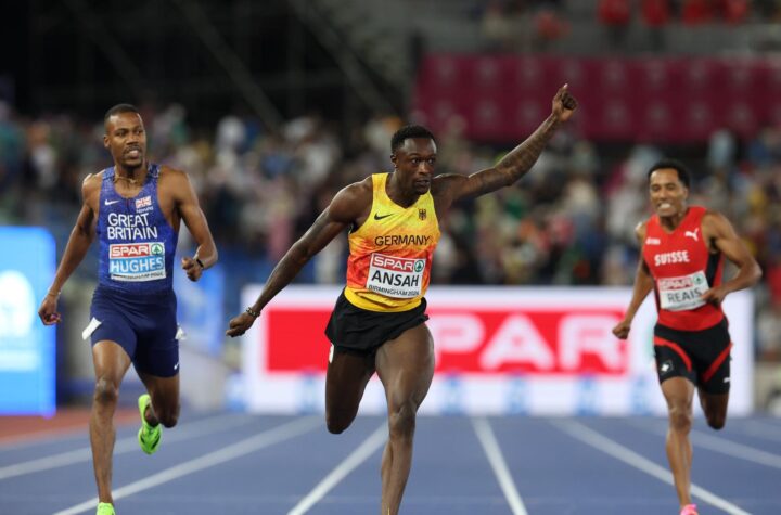 Leichtathletik EM 2026 Birmingham - Owen Ansah, Zharnel Hughes 200 Meter Finale - Copyright ©: @LOC / STEF8499.JPG