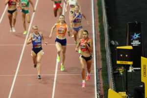Leichtathletik Ultimate WM 2026 Budapest Live Audrey Werro 800 Meter - Copyright: Maja Hitij/World Athletics via / über Getty Images