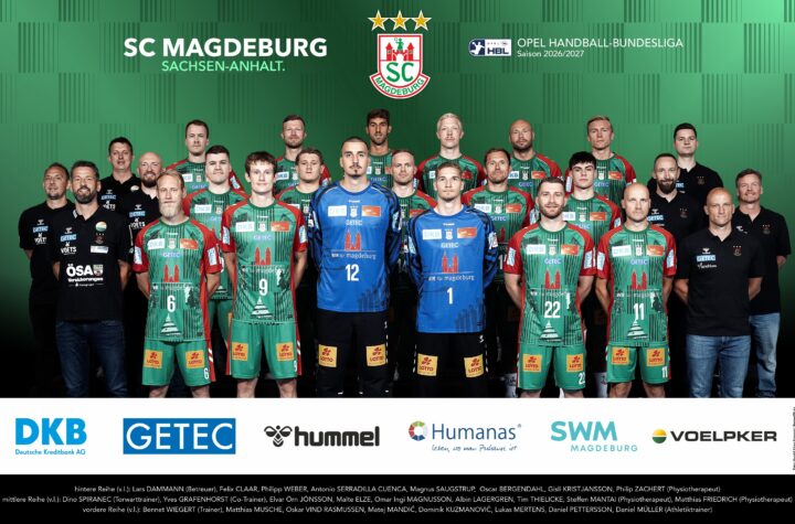SC Magdeburg – Handball Bundesliga HBL und EHF Champions League Saison 2026-2027 – Copyright: SC Magdeburg