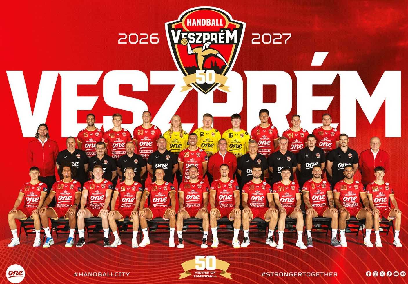 Veszprem HC - Handball Ungarn, EHF Champions League und IHF Klub-WM Saison 2026/2027 - Copyright: One Veszprem HC Veszprem HC - Handball Ungarn, EHF Champions League und IHF Klub-WM Saison 2026/2027 - Copyright: One Veszprem HC